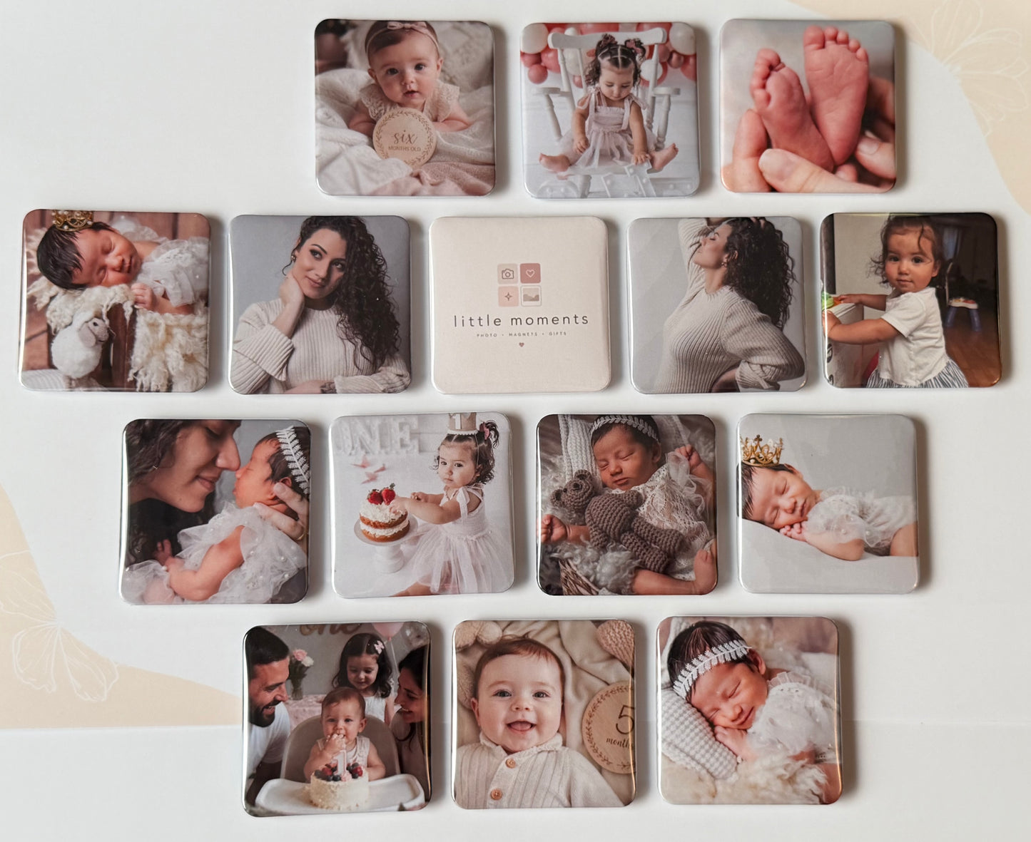 15 Personalised Photo Magnets