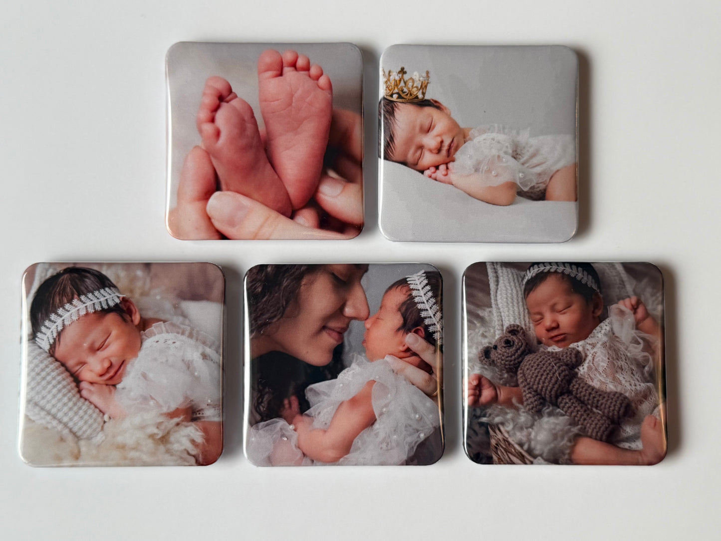 5 Personalised Photo Magnets