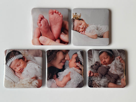 5 Personalised Photo Magnets